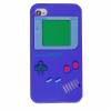 iPhone 4 / 4S Game Boy Retro Θήκη Σιλικόνης Μωβ OEM